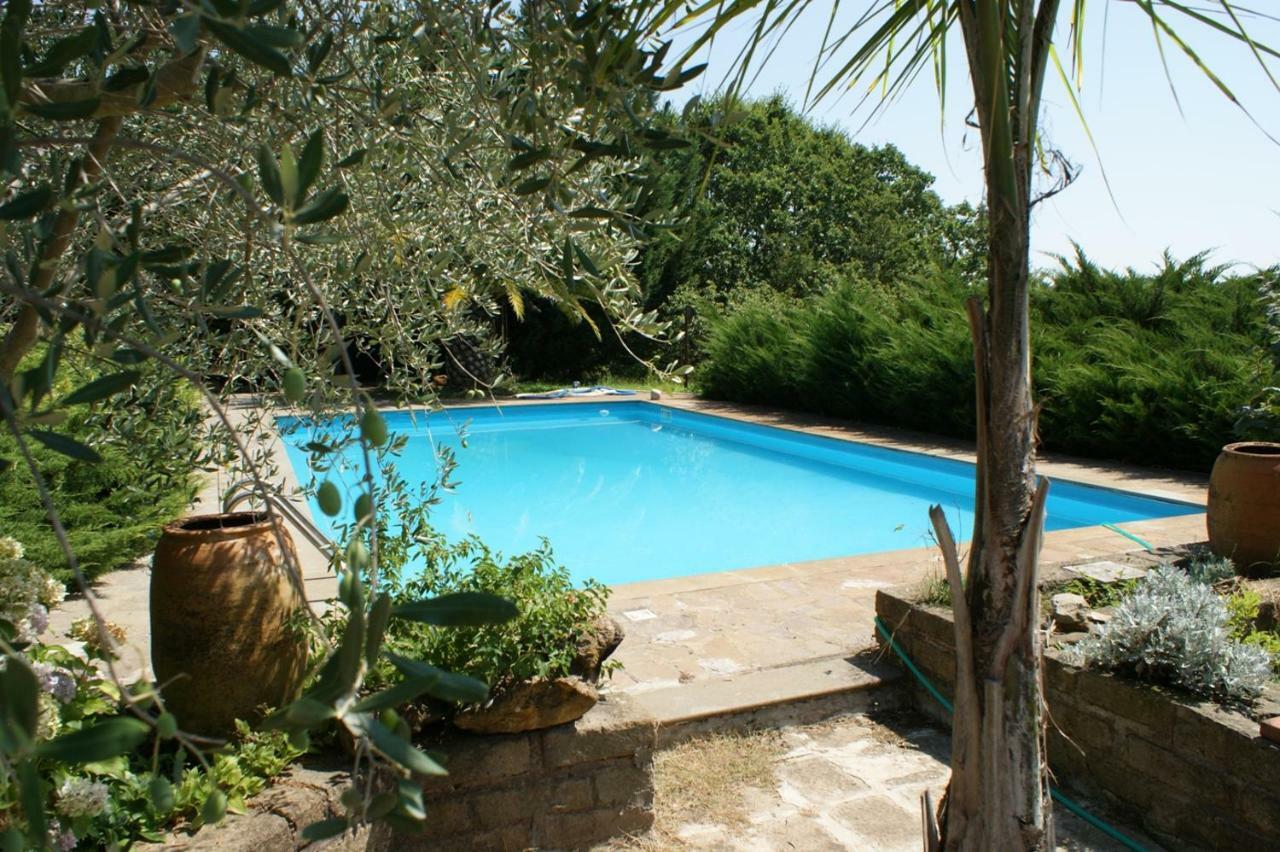 Villa Con Piscina Canale Monterano Exterior foto